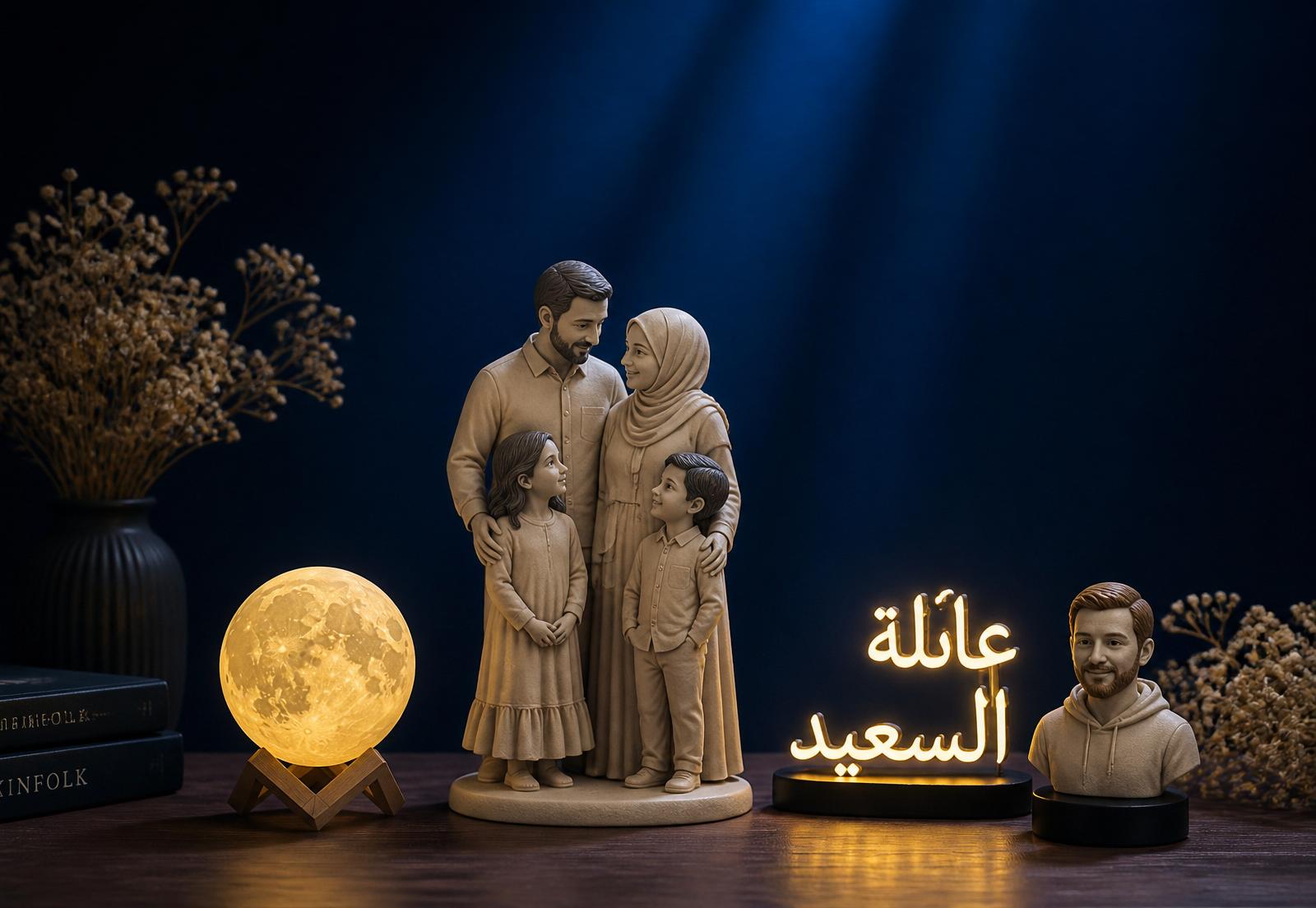 مجموعة قطع ثلاثية الأبعاد مخصصة من اصنعلي